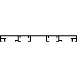 Setzholz SH 124.10-SK blank Produktbild