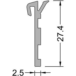 EPDM Stockrahmendichtung UD40-25 Produktbild