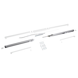 Gleitschiene GSR/EMF 1G/V Contur Design weiß/9016 Produktbild