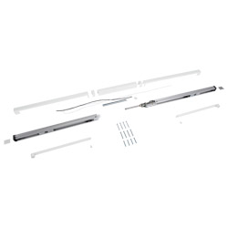 Gleitschiene GSR/EMF 2/VK Contur Design weiß/9016 Produktbild