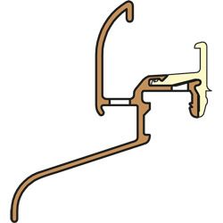GUTMANN Regenschutzschiene Neckar 22/34 F-TXL Produktbild