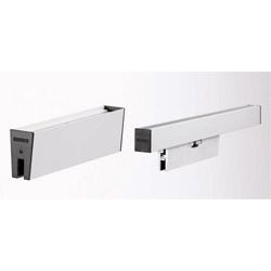 GEZE Set Glasklemmplatte 45 mm ohne Abdeckung Produktbild