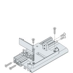Setzpfostenhalter Aluplast Produktbild