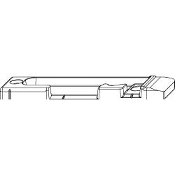 Anpress-Verschluss 359002 silber*VE100* Produktbild