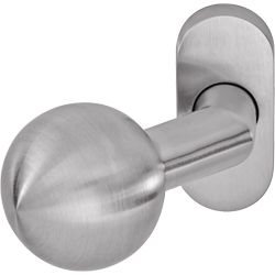 OGRO Türknopf gekröpft auf ovaler Rosette *3548V/6620* AL Kat.4 Produktbild