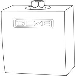 GEZE Drehlager zu Gleitschiene T-Stop BG Produktbild