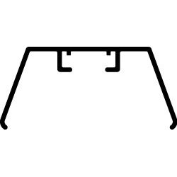 Sprossenprofil SP 60.28 blank Produktbild