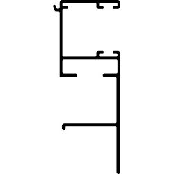 Rollloführungsprofil RP 74.26 AlR blank Produktbild