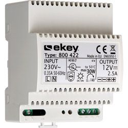 ekey Netzteil Reiheneinbau 3TE NT REG 230 VAC/12 VDC/2 A Produktbild