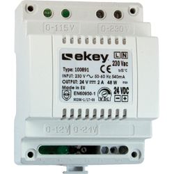 ekey Netzteil Reiheneinbau 4TE NT REG 230 VAC/24 VDC/2 A Produktbild