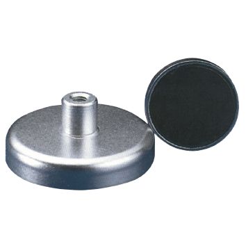 Magnetflachgreifer D.32xH.7mm   mit Gewindebuchse Haftkraft 80N Produktbild