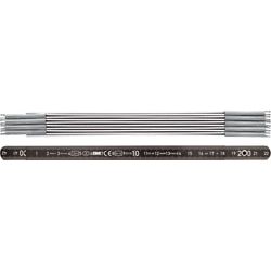 BMI Meterstab 2 m Aluminium Produktbild