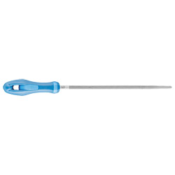 Werkstattfeile Länge 200 mm Querschnitt 7,5 mm PFERD DIN 7261 Hieb 1 Rund 2K-Ergo Produktbild