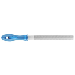 Werkstattfeile Länge 200 mm Querschnitt 20 x 6 mm PFERD DIN 7261 Hieb 2 Halbrund 2K-Ergo Produktbild