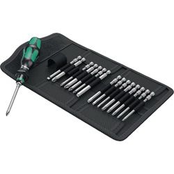 WERA Schraubendrehersortiment KK 60 mit Handhalter 17-tlg. Produktbild