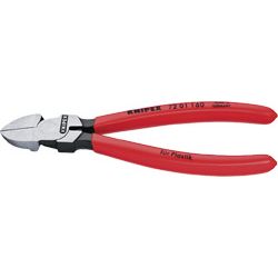 KNIPEX Seitenschneider Kunststoffe gerade poliert mit Kunststoffüberzug Produktbild