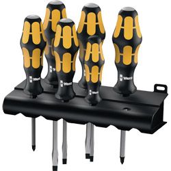 WERA Schraubendrehersortiment 932 LS/PZD mit 6kant-Klinge 6-tlg. Produktbild