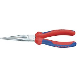 KNIPEX Mechanikerzange flachrund verchromt mit Mehrkomponentenhüllen Produktbild