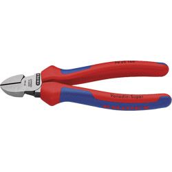 KNIPEX Seitenschneider Draht gerade poliert mit Mehrkomponentenhülle Produktbild