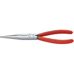 KNIPEX Flachrundzange (Storch) poliert gerade mit Kunststoffüberzug Produktbild