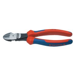 Kraftseitenschneider Länge 160 mm KNIPEX DIN ISO 5749 poliert Form 0 2-Komponentenhüllen Produktbild