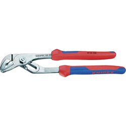 KNIPEX Wasserpumpenzange mit Rillengelenk verchromt mit Mehrkomponenten-Hüllen Produktbild