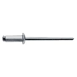 Blindniet Alu./Stahl 5x8mm dxl f.2,5-4,5mm GESIPA Flachrundk opf VE=500 Produktbild