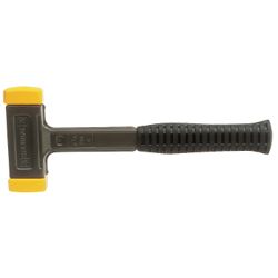 Schonhammer Gesamtlänge 300 mm Kopf-D. 30 x 40 mm HALDER Secural Hickory rückschlagfrei mittelhart Polyurethan  gelb Produktbild