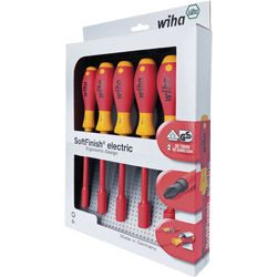 WIHA Sechskant-Steckschlüsselsatz 322K5 VDE mit Griff 5,5-13mm 5-tlg. Produktbild