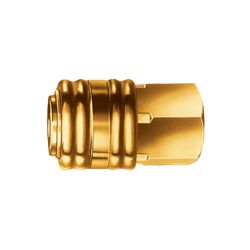 Schnellverschlusskupplung DN 7,2, Innengewinde Messing EWO  Gewinde G 1/4 Zoll 11,86 mm Produktbild