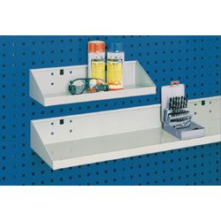 Ablageboden B450xT170xH105/30mm BOTT  lichtgrau passend für Lochplatten Produktbild