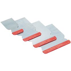 Japanspachtelsatz 4-teilig   je 1 Spachtel 50/80/100/120 mm Breite Stahl im Klarsichtbeutel Produktbild
