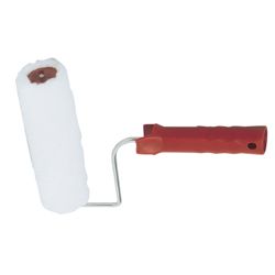 Malerroller Breite 180 mm Florhöhe 12 mm  Feste Farbe Polyester Bügel-D. 6 mm mit Bügel Produktbild