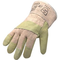Schutzhandschuhe Top Gr.10,5 gelb Schweinevollleder gr.Stulp e VE=12 Produktbild