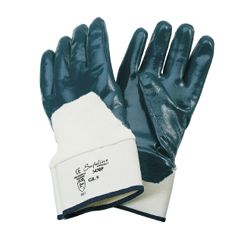 Handschuhe Nitril Gr.10 blau teilbesch. SAFELINE PROMAT m.St ulpe VE=12 Produktbild