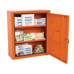 Verbandschrank B490xH560xT200ca.mm SÖHNGEN EUROSAFE orange 1-türig Produktbild