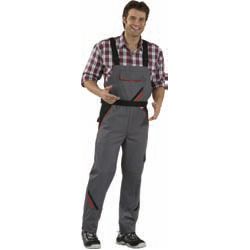 Latzhose Gr.52 schiefer/sw/rot PLANAM m.Knietaschen Produktbild