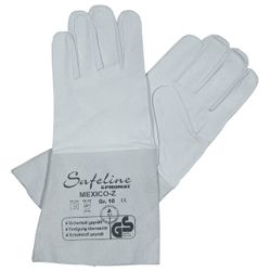 Schweißerhandschuhe Mexiko-Z Gr.10 weiß SAFELINE PROMAT Napp a L.35cm VE=10 Produktbild