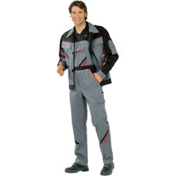 Bundjacke Gr.48 schiefer/sw/rot PLANAM 2Seitentaschen Produktbild