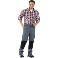 Bundhose Gr.46 grau/schwarz m.Knietaschen PLANAM Maßstabtasc he Produktbild