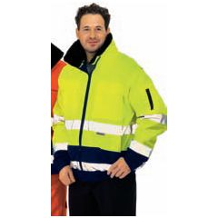 Comfortjacke 2farbig Gr.M Warnschutz PLANAM gelb/marine Produktbild