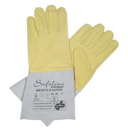 Schweißerhandschuhe Mexiko-S.Gr.10 SAFELINE PROMAT m.Kevlar L.35cm VE=10 Produktbild