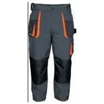 Herrrenhose Gr.54 grau/sw/orange 65%PES/35%CO Zollstocktasch e Produktbild