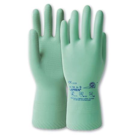 Chemikalienhandschuhe Größe 9 grün HONEYWELL Lapren 706 EN 388, EN 374 Kategorie III Produktbild