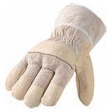 Schutzhandschuhe Top Gr.12 gelb Schweinevollleder gr.Stulpe VE=12 Produktbild