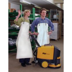 PVC Säureschürze Länge ca. 120 x Breite ca. 90 cm GUTTASYN Guttasyn® M5 weiß PVC-Folien Produktbild