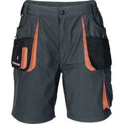 TERRATREND SHORTS dunkelgrau/schwarz/orange Produktbild