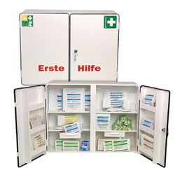 Verbandschrank B604xH462xT170ca.mm SÖHNGEN LONDON weiß 2-türig Produktbild