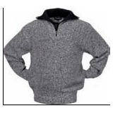 Pullover Größe L   schwarz/weiß-meliert 100 % PES Produktbild