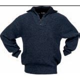 Pullover Größe L   schwarz/blau-meliert 100 % PES Produktbild